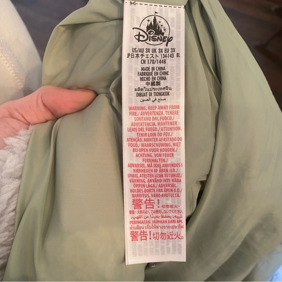 Disney Parks Haunted Mansion Jacket • 3X • Sherpa & Fleece Hybrid • Plus Size - Picture 8 of 9